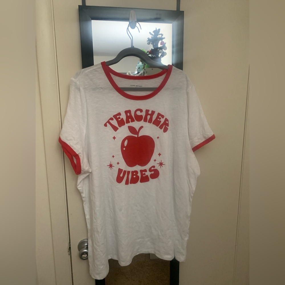 Teacher Vibes Ringer Shirt